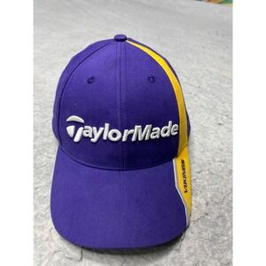 TaylorMade Golf Hat Mens Minnesota Vikings Purple Yellow Adjustable Tmax Gear